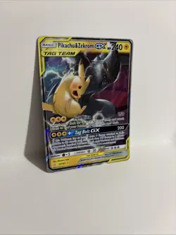 Pikachu & Zekrom GX 33/181 Pokemon Card Mint Condition Ungraded & Unplayed - Image 1