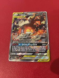 Reshiram and Charizard Gx Tag Team Pokemon Card - Image 1