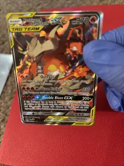 Reshiram and Charizard Gx Tag Team Pokemon Card - Image 5