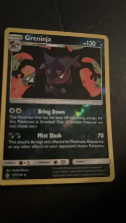 Greninja 117/214 Unbroken Bonds Reverse Holo Pokemon Card Charizard Shadow - Image 2