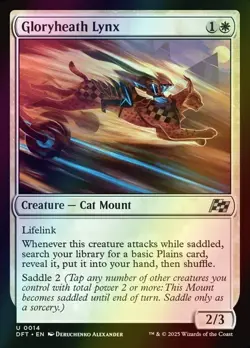 Gloryheath Lynx Foil Aetherdrift Near Mint MTG Magic DNA GAMES - Image 1