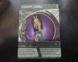 Bakugan Doom Card 46/48 Green Silver Foil Battle Brawlers Ability Card RARE! - Image 1