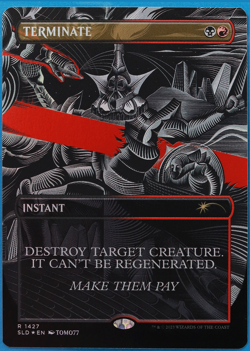 Terminate (Secret Lair Promo) FOIL MINT MTG MAGIC CARD (503466) ABUGames - Image 1
