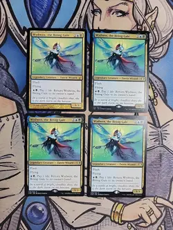 4x Wydwen, the Biting Gale - NM/LP Mixed Sets Lorwyn C20 MTG Magic - Image 1