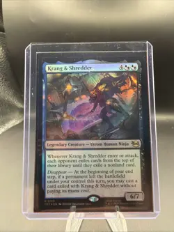 Krang & Shredder 0153 Foil Teenage Mutant Ninja Turtles MTG - Image 1