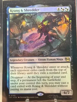 Krang & Shredder 0153 Foil Teenage Mutant Ninja Turtles MTG - Image 2