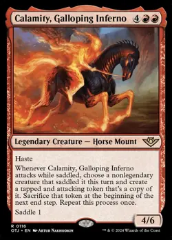 Calamity, Galloping Inferno (116) – Outlaws of Thunder – MTG Magic the Gathering - Image 1