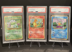PSA 10 Bulbasaur Charmander Squirtle 3set Pokemon Card Classic Japanese TCG - Image 1