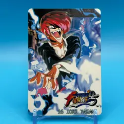 Iori Yagami THE KING OF FIGHTERS TCG Game Retoro Trading Card 1995 Japan #16 - Image 1