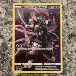 Pokemon TCG Armored Mewtwo Holo Rare Black Star Promo Card SM228 - Image 1