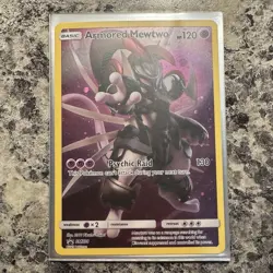 Pokemon TCG Armored Mewtwo Holo Rare Black Star Promo Card SM228 - Image 4