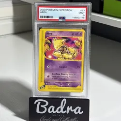 2002 Pokemon Expedition #93/165 Abra - Base Set - PSA 9 MINT - Image 1