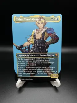 Tidus, Yuna's Guardian High Quality Custom Altered Art Playtest Proxy Card - Image 2