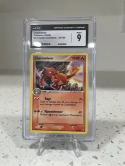 Pokemon CGC 9 Mint 2006 Ex Crystal Guardians #29/100 Charmeleon - Image 1