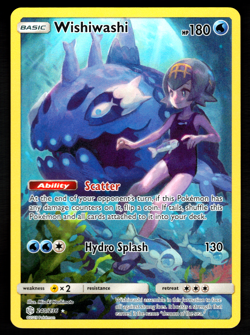 Pokemon TCG Wishiwashi 240/236 Cosmic Eclipse Secret Rare NM - Image 1