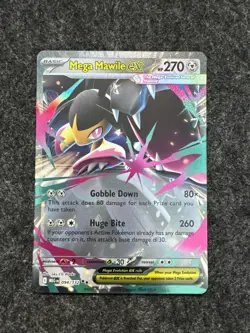 Mega Mawile EX Pokemon Card 270 HP Holo Rare 094/132 NM Mega Evolution - Image 1