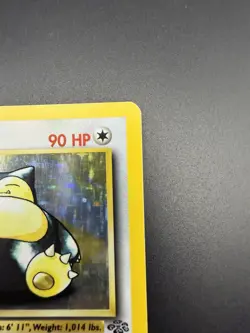 Pokemon TCG Snorlax 11/64 Jungle Unlimited Holo Rare Damaged Heavy Play - Image 4