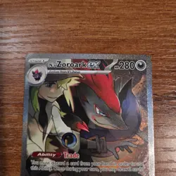 N's Zoroark ex 185/159 Sv09 Journey Together Full Art Holo Ultra Rare 280 HP - Image 2