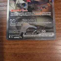 N's Zoroark ex 185/159 Sv09 Journey Together Full Art Holo Ultra Rare 280 HP - Image 3