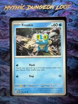 Froakie #56 Twilight Masquerade - Pokemon Card - Yuka Morii - Condition: NM - Image 1