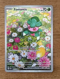 Fomantis 085/084 Pokemon TCG Pitch Black Illustration Rare English 2 - Image 1