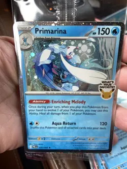 2026 Pokemon TCG Primarina Sealed Barnes & Noble 30th Promo Pitch Black Release - Image 1