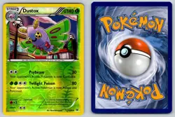 Dustox 7/108 Reverse Holo Uncommon Roaring Skies Pokemon Lightly Played - Image 3