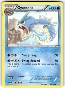 Gyarados 24/124 Rare Dragons Exalted Pokemon Heavily Played - Image 1