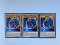 YUGIOH NIBIRU, THE PRIMAL BEING COMMON NM L26D-ENS02 x3 PLAYSET - Image 1
