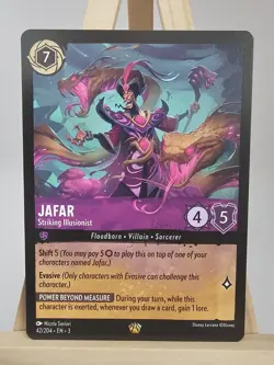 Disney Lorcana Jafar Striking Illusionist 42/204 Legendary Non Foil - Image 1