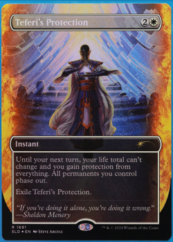 Teferi's Protection (Secret Lair 1691 Promo) FOIL MINT MTG CARD 503463 ABUGames - Image 1