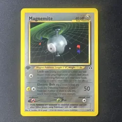 Magnemite 26/75 1st Edition | Neo Discovery | Non Holo Pokemon Card NM - Image 1