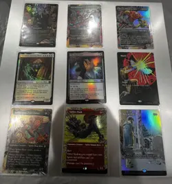 Magic The Gathering Marvels Spider-man: 28 Card Lot Foils And Non Foils - Image 1
