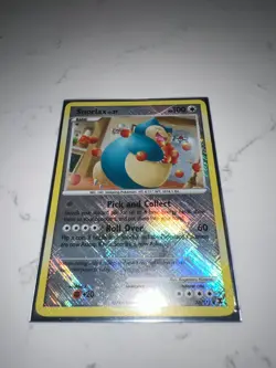 Pokemon Card - Snorlax League Promo Rising Rivals 33/111 Holo Reverse Holo - Image 1