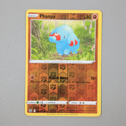 Pokemon TCG Card - Phanpy 91/195 Reverse Holo | Silver Tempest (2022) *LP - Image 2