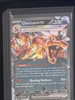 Charizard ex 125 Obsidian Flames Pokemon English Card NM - Image 1