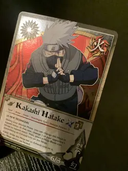 Naruto Cards - Kakashi Hatake A New Technique RARE FOIL 527 1st Edition CCG - Image 2