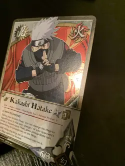Naruto Cards - Kakashi Hatake A New Technique RARE FOIL 527 1st Edition CCG - Image 3