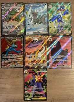 Pokemon TCG Ex Bundle of 7 Ex Cards From Various Sets No Duplicates - Image 1
