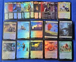 Magic: The Gathering Final Fantasy Assorted Foil Card Lot | 350+ All Foil Cards - Image 1