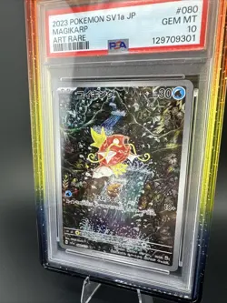 PSA 10 2023 Magikarp 080/073 AR Triple Beat SV1a Pokemon Card Japanese W/Case - Image 2