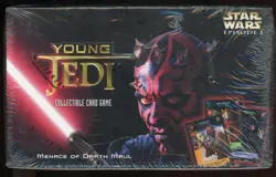 1999 Decipher Star Wars Young Jedi Menace of Darth Maul Factory Sealed Box TCG - Image 1