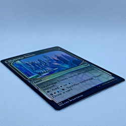 Magic the Gathering Skybridge Towers Land Showcase Foil Card 2022 SNC - Image 2