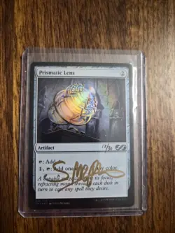 Foil Prismatic Lens Ultimate Masters, Serialized Signed Artist Proof MTG - Image 1