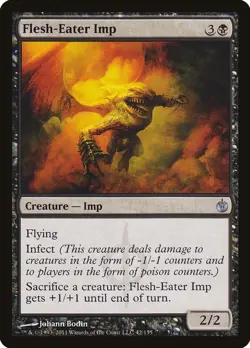 NM - Flesh-Eater Imp [MBS - 42] Mirrodin Besieged - Image 1