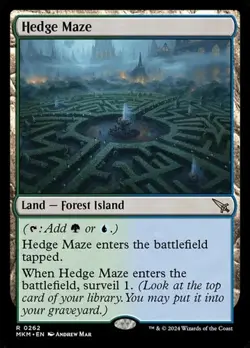 Hedge Maze MKM NM MTG - Image 1
