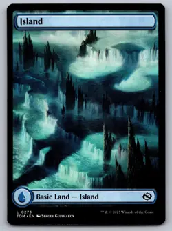Island (0273) 273 Land Tarkir: Dragonstorm Magic: The Gathering Lightly Played - Image 1