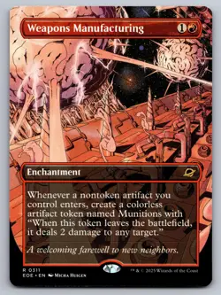 Weapons Manufacturing (Borderless) 311 Edge of Eternities MTG NM - Image 1