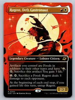 Ragost, Deft Gastronaut (Borderless) 300 Edge of Eternities MTG NM - Image 1