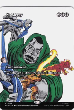 No Mercy #68 Marvel Super Heroes Borderless Regular Mythic - Image 1